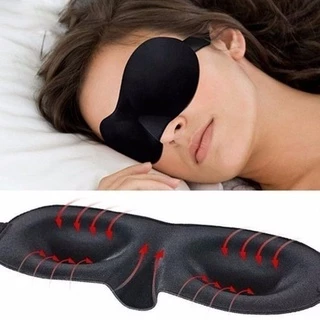 Máscara Tapa Olhos P/ Dormir 3d - Durma Bem Sem Luminosidade/ Viagem, Acolchoada Avião.