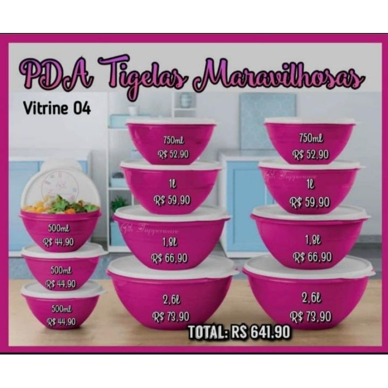 Kit Tupperware | Shopee Brasil
