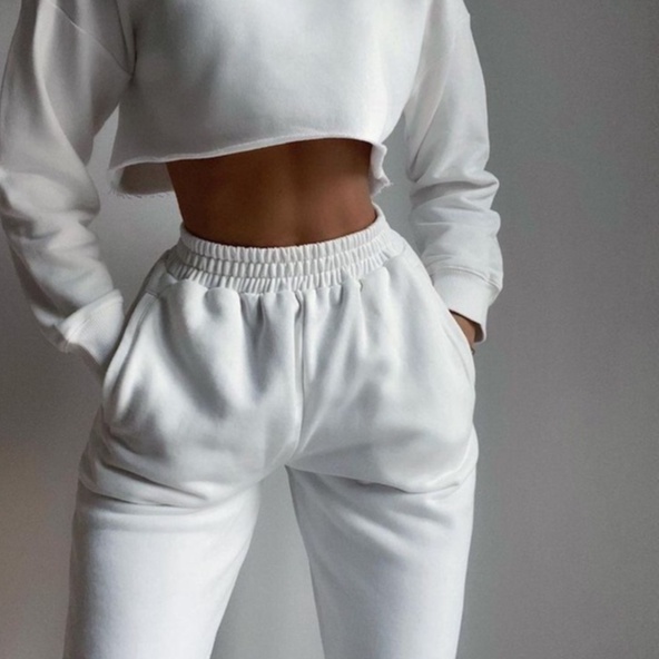 CALÇA BOMBER GRINGA MOLETOM GROSSO INVERNO SUPER QUENTE FEMININA