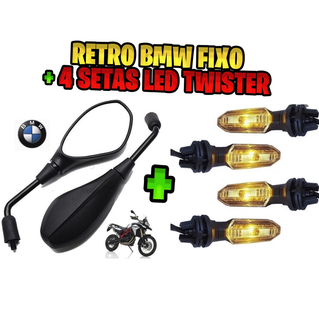 KIT Retrovisor BMW + 4 Setas Led twister