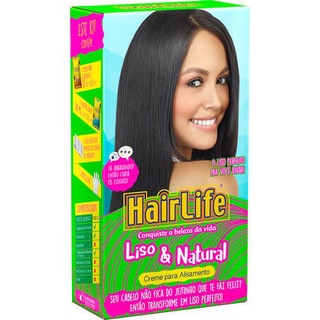 Creme alisante hairlife liso & natural