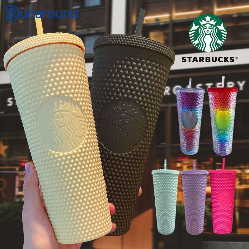 DMC 】 insEstilo starbucks tumbler Garrafa De Água Reutilizável De