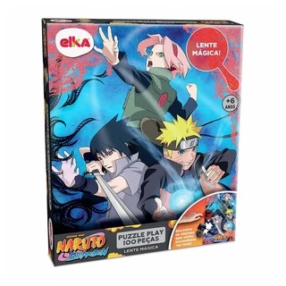 Quebra Cabeça Naruto Shippuden 100 Peças Puzzle - 1192 ELKA