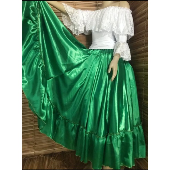 Roupa cheap cigana verde