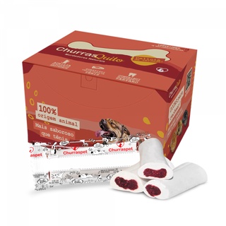 Petisco para Cães Display Ossinho Recheado Carne C/12 Unid
