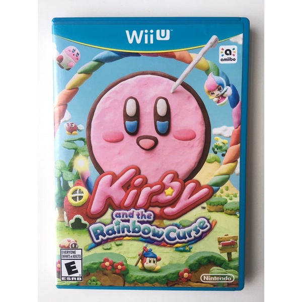 Kirby And The Rainbow Curse Nintendo Wii U Mídia Física Original Pronta ...