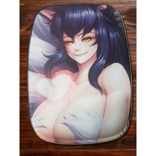 Mouse Pad (+18) com apoio - Ahri League of Legends - MID (LOL)