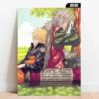 Placa Decorativa Naruto Rosto Fundo Metade Preto 15x21cm