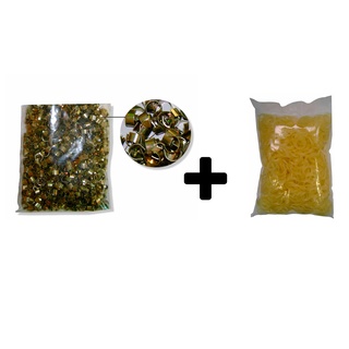 Kit Anilha e Elástico 5/16 Pet para Laços Pet Pct 1000 Un. De Cada Banho e Tosa Lacinhos para cachorro