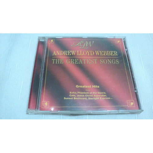 Cd Andrew Lloyd Weber - The Greatest Songs | Shopee Brasil