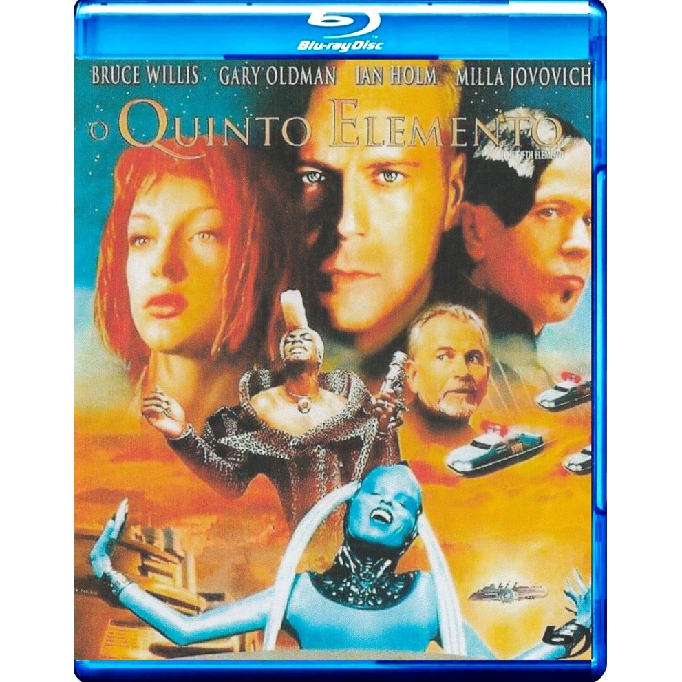 Blu- ray Filme Quinto Elemento Dublado e Legendado | Shopee Brasil