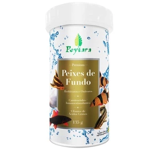 Raçao Peixes De Fundo Poytara 135g Cascudo Botia Coridora