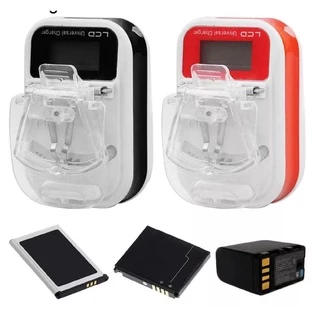Carregador Universal De Bateria Celular Carga Externa LED CORES SORTIDA