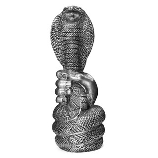 Cobra Serpente Egito Invencibilidade Proteção Mãos de Resina