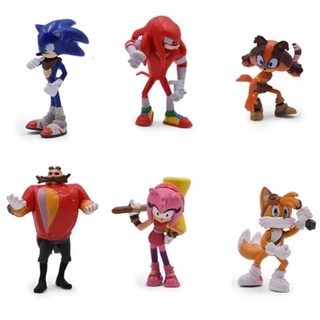 Kit Bonecos Sonic Conjunto Com 6 personagens. em Promoção na Americanas