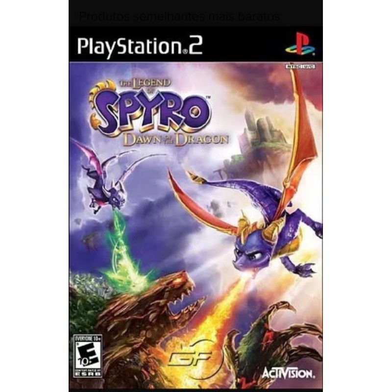 Jogo Legend of Spyro Dawn Dragon PS2