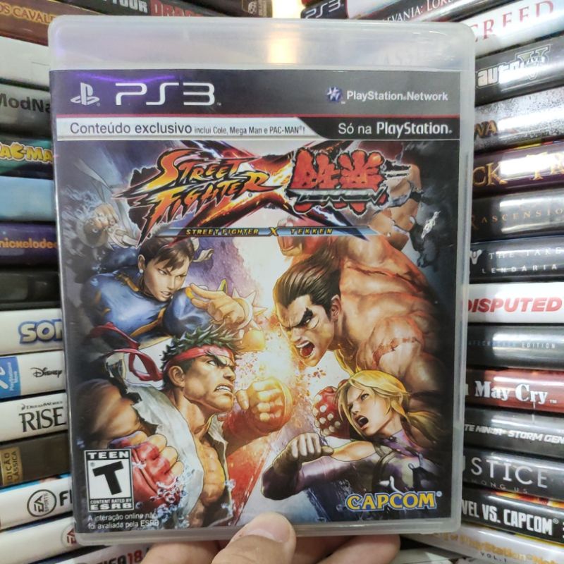 Jogo Street Fighter X Tekken Ps3 Mídia Física Frete Grátis