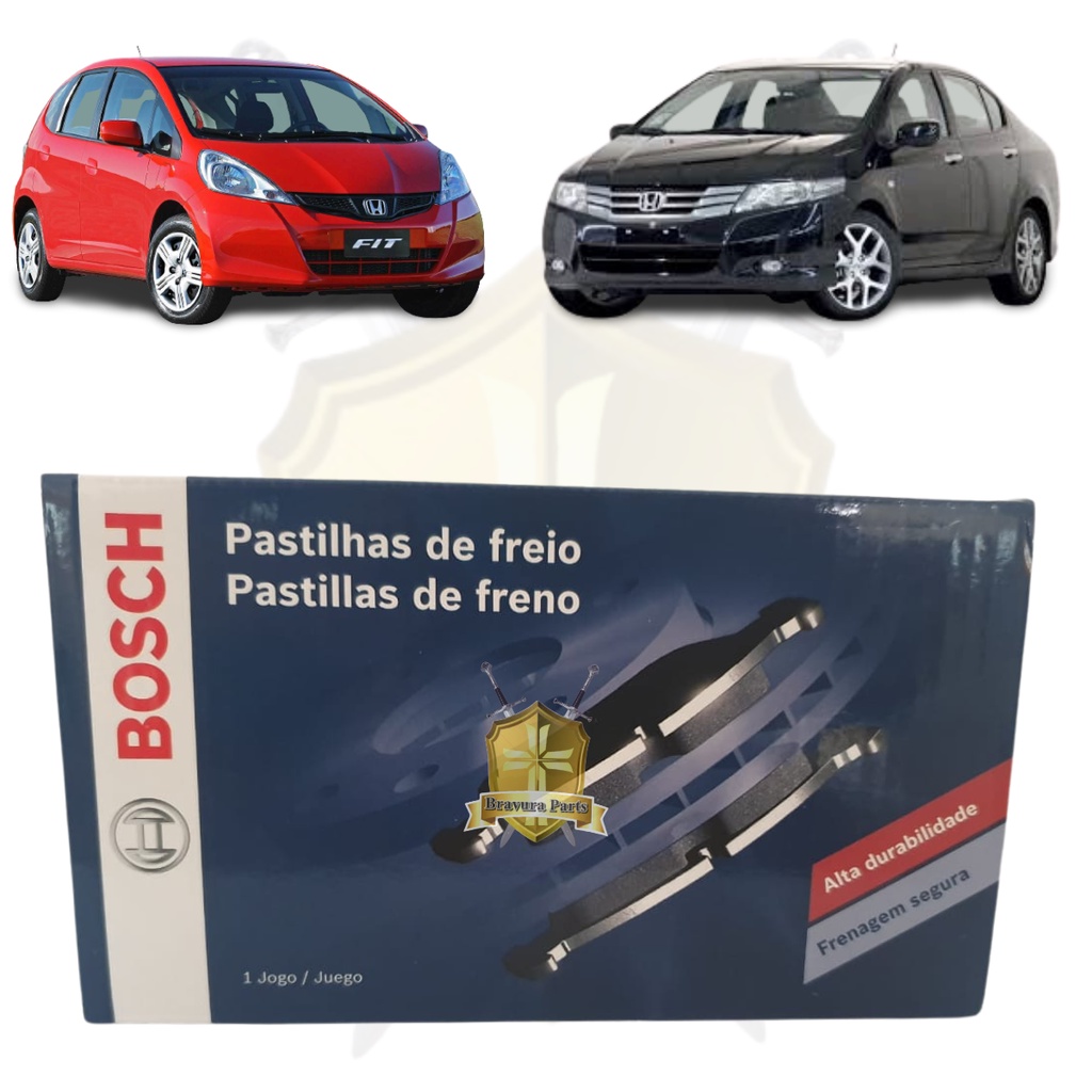 Pastilha Freio Honda Fit City Original Bosch