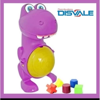 Brinquedo didático Bob o dinossauro comilão.
