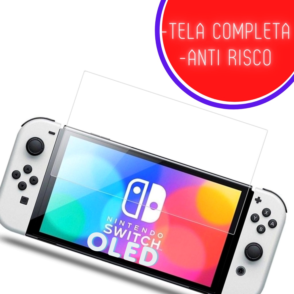 Película De Vidro Novo Nintendo Switch Oled - Tela Completa