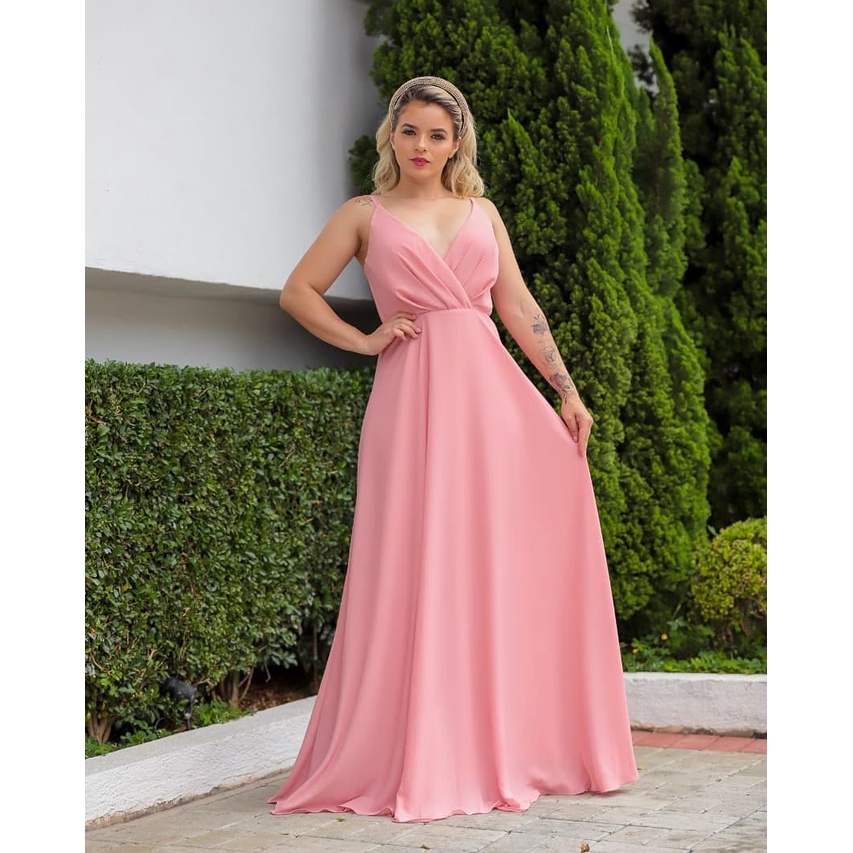 Vestido formatura hot sale longo convidada