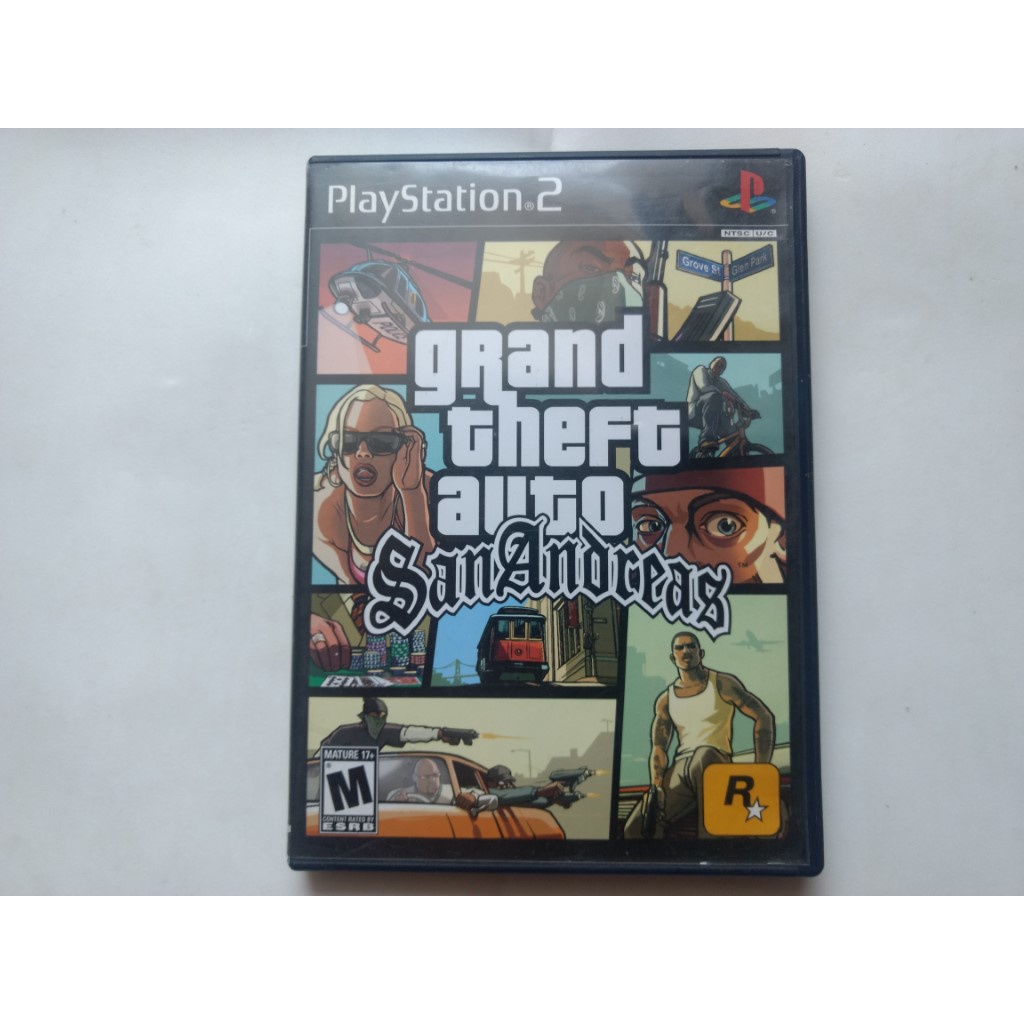 Grand Theft Auto GTA San Andreas Original Completo PlayStation 2 PS2 ...