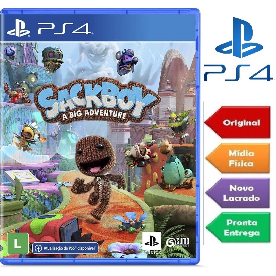 Conheça Sackboy: A Big Adventure, novo game de plataforma para PS4