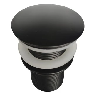 Valvula Preta Click 1 1/4 Inox Tampa Ralo Preto Banheiro Ralo Pia Cuba Lavabo black