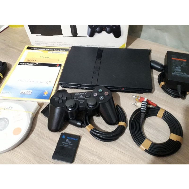 Playstation 2 original completo, com caixa manual, folhetos, CD demo original.