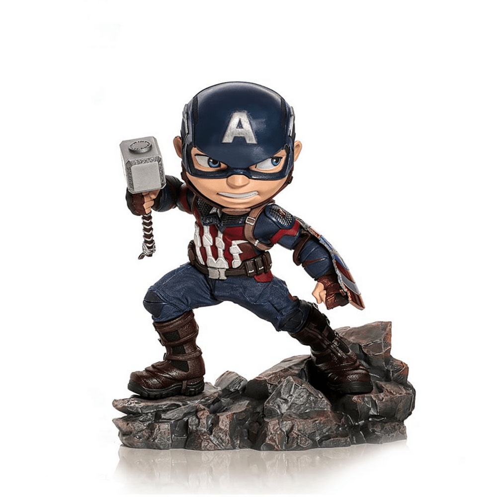 Iron Studios – MiniCo Thor – Avengers Endgame – Statuette 17,8 Cm – PVC Peint à La Main – Sous Licence Marvel