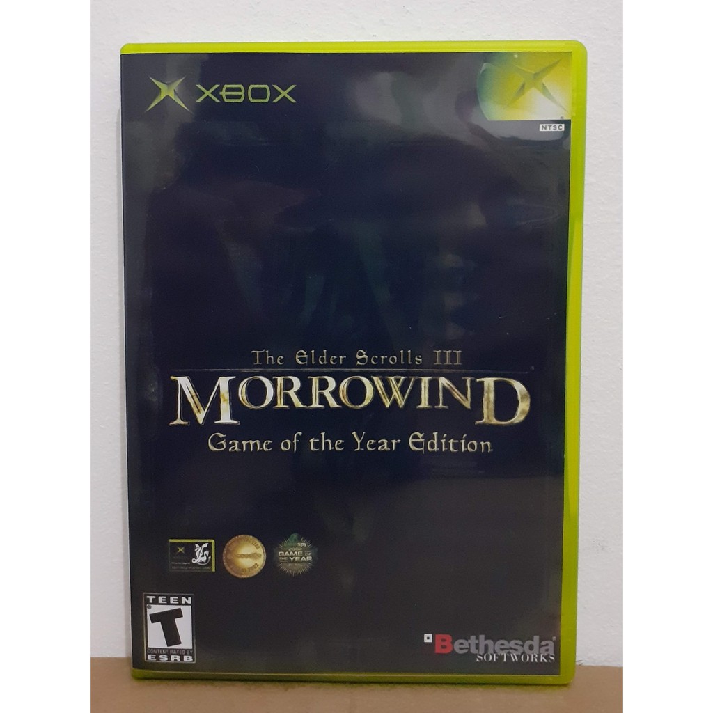The Elder Scrolls Iii Morrowind Game Of The Year Edition Jogo Reprô ...