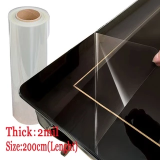 【 Length 200cm 】 Self-adhesive Filme Transparente Mármore