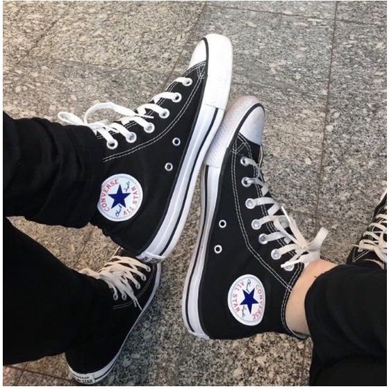 Tênis All Star Converse Casual Cano Alto Juvenil Preto