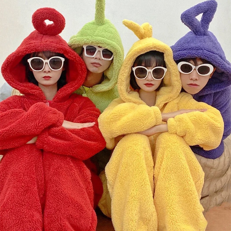 Pijama Feminino Kigurumi Cosplay Macacão com Capuz Amarelo Tamanho: M :  : Moda