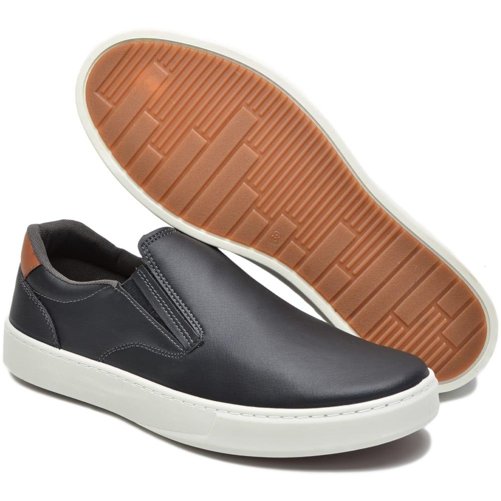 Tênis Iate / Slip On SanCley Masculino em Couro Ecológico Macio Confortável Dia a Dia Lançamento