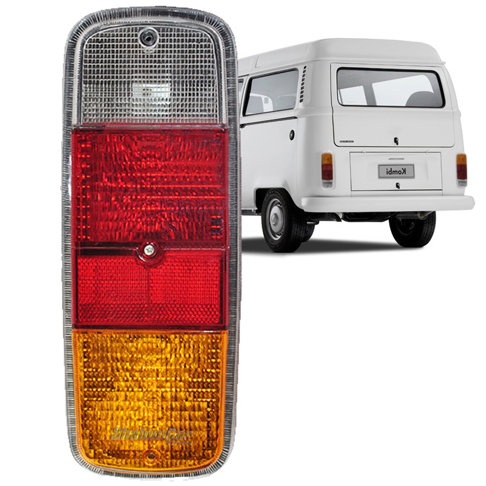 Lanterna Traseira Kombi Tricolor 1975 a 2014 | Shopee Brasil