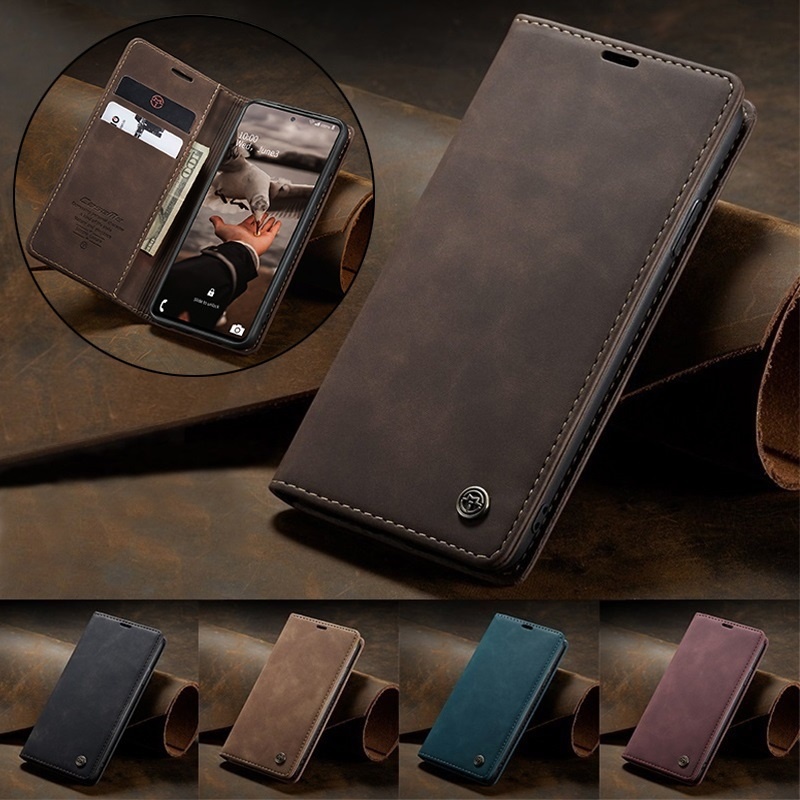 Capa Carteira Flip De Couro Para Iphone S Se Se Xr