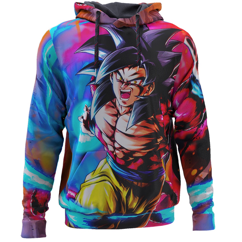 Moletom Adulto Canguru Dragon Ball Goku Vegeta 6a Shopee Brasil