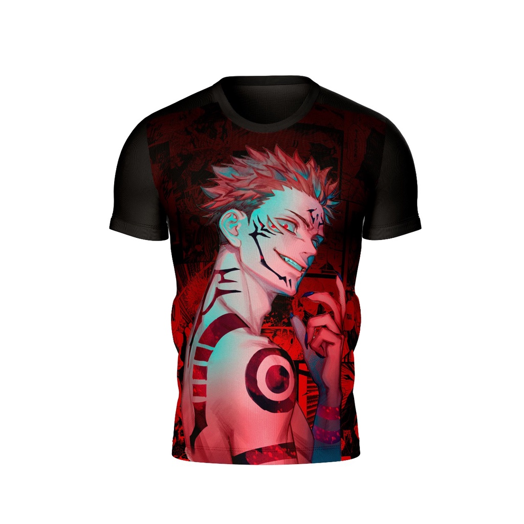 Camisetas Camisa Jujutsu Kaisen Ryomen Sukuna Cursed Full Desenho Animado Shopee Brasil 0335