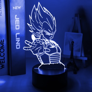 Abajur De Mesa De Led Naruto Kakashi Perfil