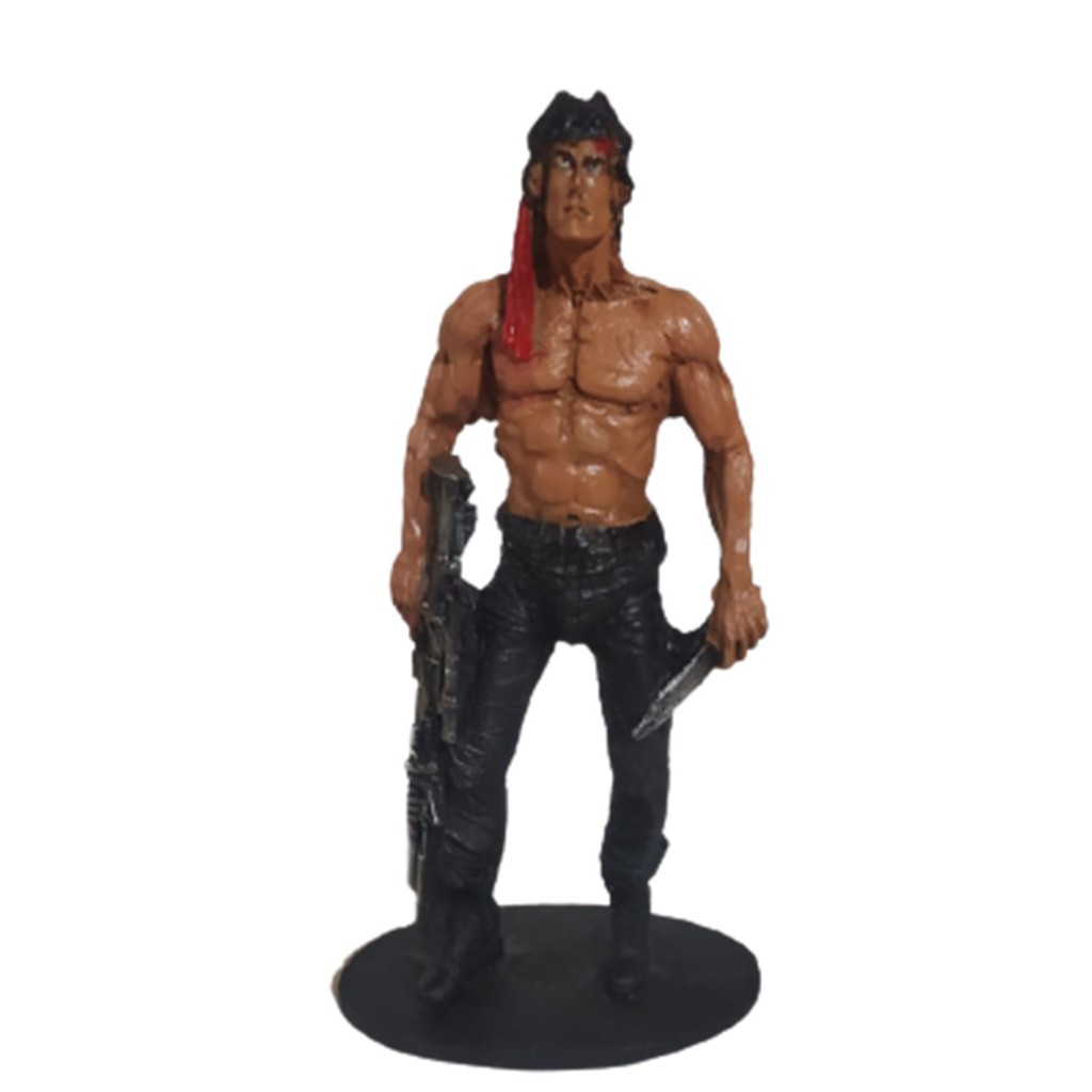 Rambo 19 Cm De Resina Colecionável | Shopee Brasil