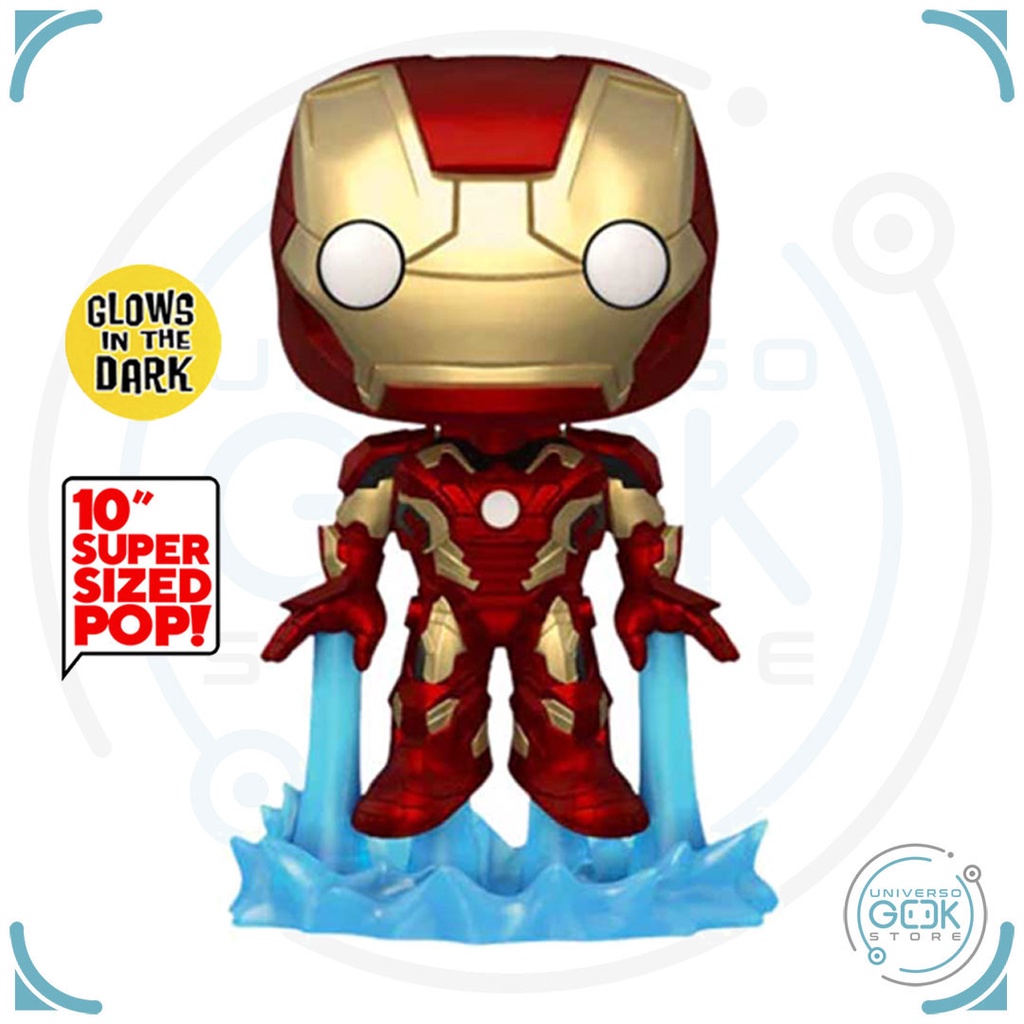 Funko Pop Iron Man Mark 43 Supersized Avengers Age Of Ultron Original 962 Shopee Brasil