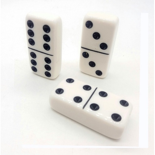 Jogo De Domino Profissional 28 Peças Jumbo 1,1 Cm Espessura