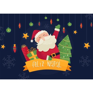 Placa Quadro Decorativo Natal - Ho Ho Ho Papai Noel - Cia Laser