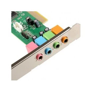 Placa De Som Pci 4.1 Acute;audio De 3.1 E 5.1 Canais
