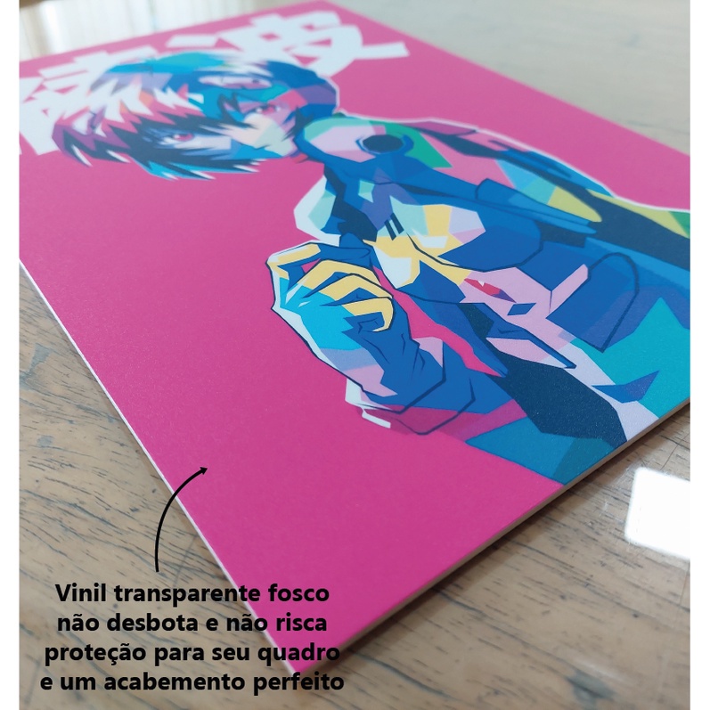 Quadro de mdf poster sem moldura Anime, Mangá, One piece, Zoro