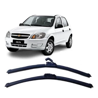 Par Palhetas Limpador De Parabrisa Dianteiro Para Chevrolet Celta 2004 Até Ano 2015 em Oferta na Shopee