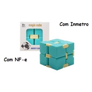 Compra online de Brinquedo do cubo do infinito da inquietação, brinquedos  dos dispositivos do cubo do infinito do metal da liga de alumínio para  adultos, cubo mágico para o alívio da ansiedade