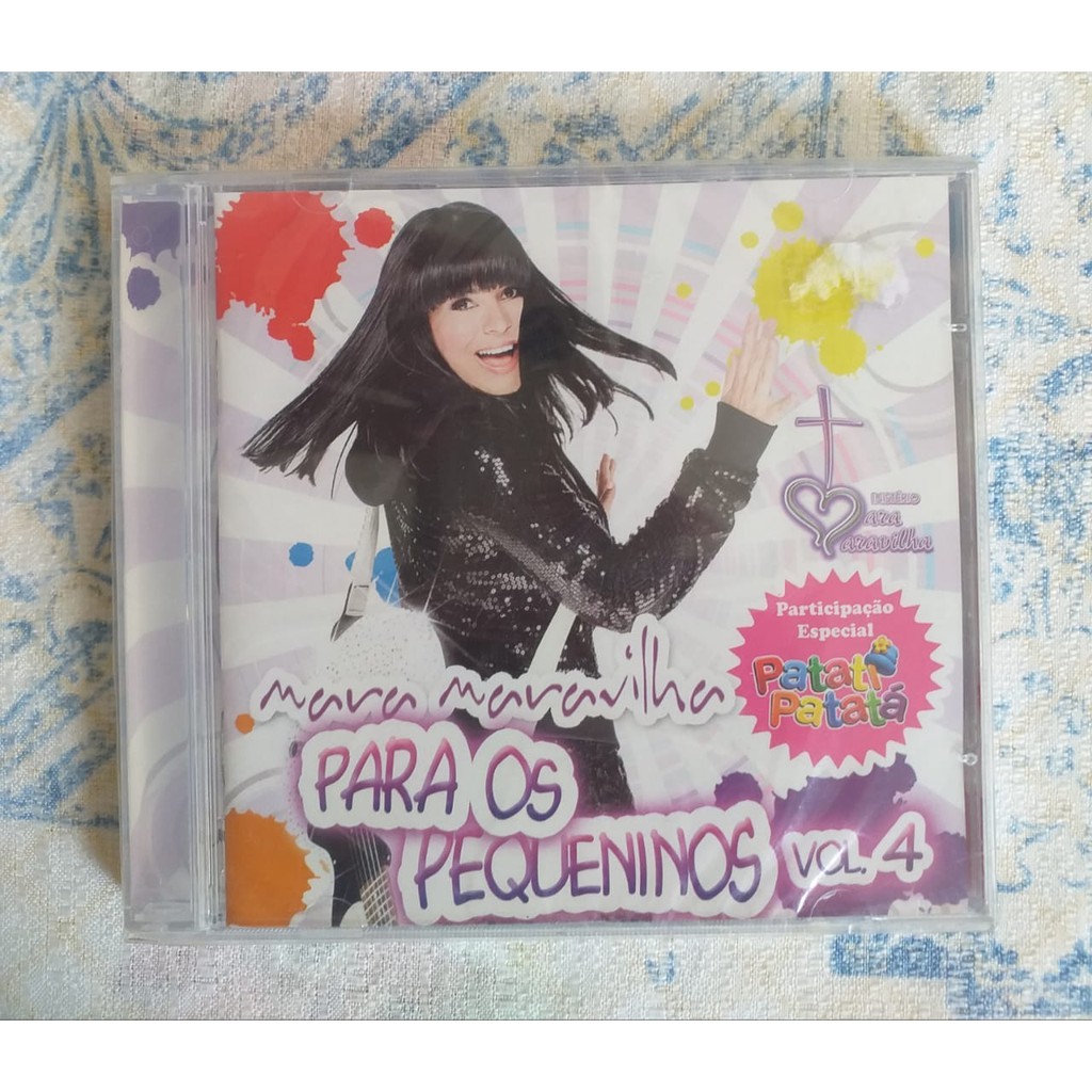 CD MARA MARAVILHA PARA OS PEQUENINOS 4 LACRADO Shopee Brasil