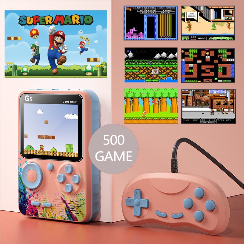 Video Game Portátil Retrô 8Gb 1.000 jogos Multi Colorido - Enoy